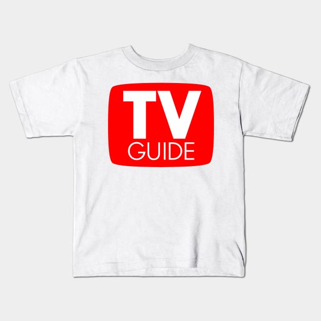 TV Guide Logo Kids T-Shirt by Sudburied